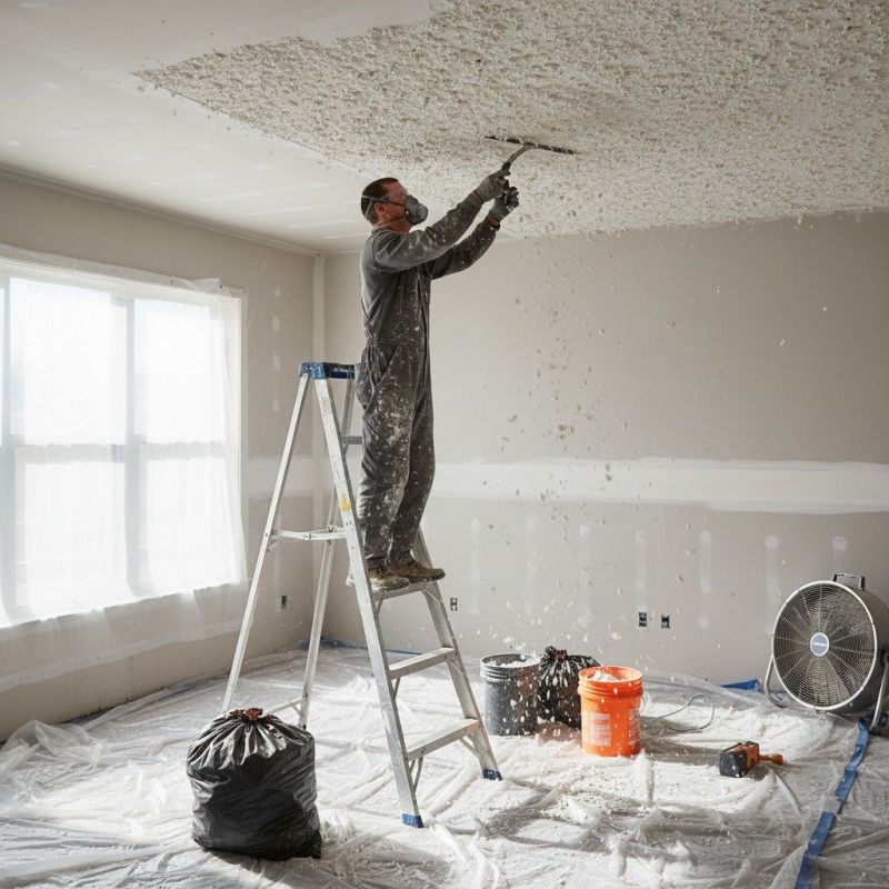 Popcorn Ceiling Repair detail