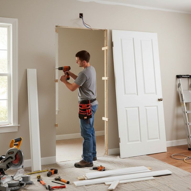 Interior Door Staining