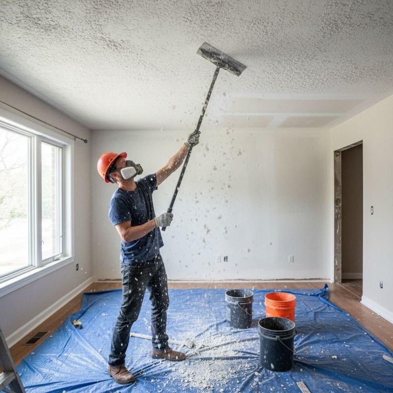 Popcorn Ceiling Removal