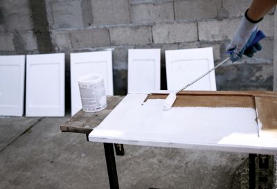 Wood Cabinet Refinishing